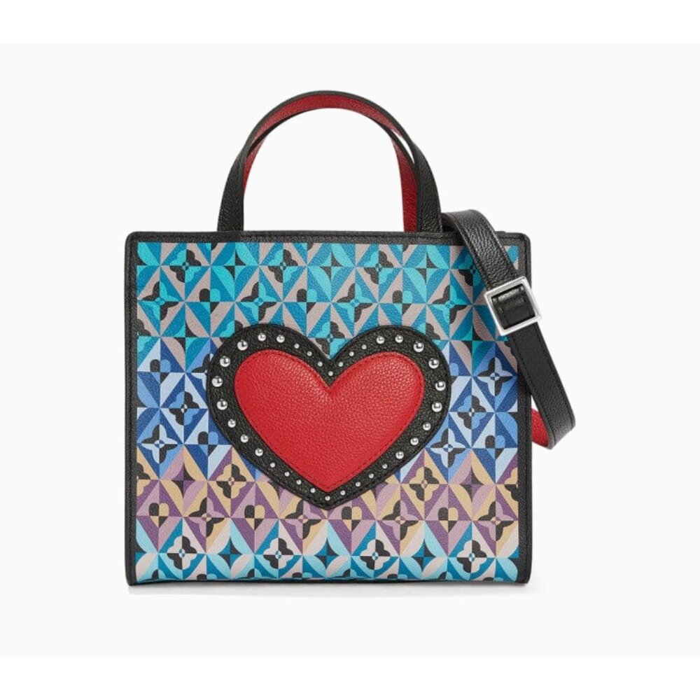 Brighton Fashionista Moody Blue Small Tote STYLE H3824G MSRP $420 NWT